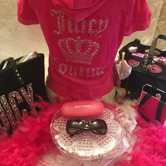 gorgeous brand new authentic iconic y2k oversized juicy couture  sunglasses ! - Picture 3 of 12